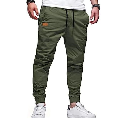 JMIERR Men's Sweatpants Tapered Gym Running Workout Pants Athletic  Drawstring Joggers with Pockets